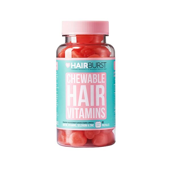 HairBurst maisto papildas, guminukai plaukams, 60 pastilių