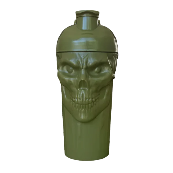 The Curse! Skull shaker 700 ml. (plaktuvė) Military Green