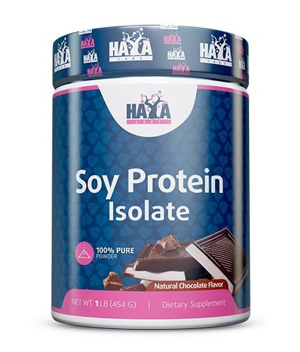 Haya Labs 100% Soy Protein Isolate (sojos baltymų izoliatas) 454 g.