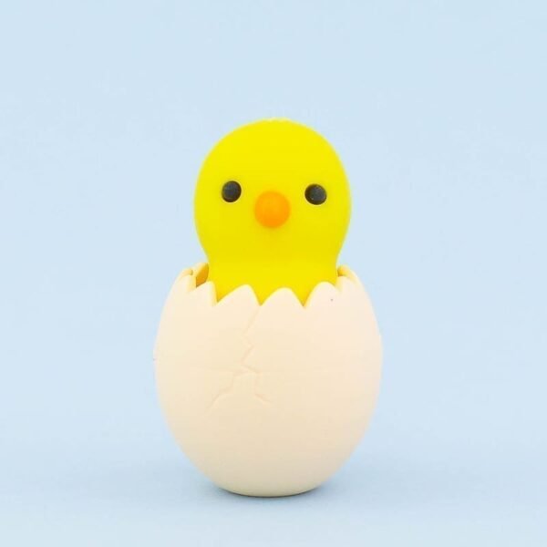 IWAKO trintukas – dėlionė „Egg-Chick” Yellow