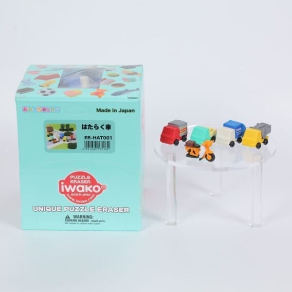 IWAKO trintukai – dėlionės „Service Vehicles”, 60 vnt. Mix