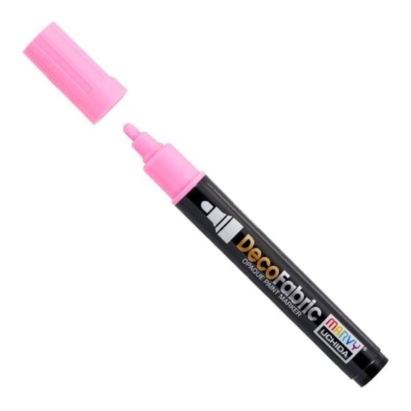 Markeris įvairių atspalvių tekstilės dekoravimui Marvy DecoFabric Marker #223 FLUO. PINK, 1 vnt.