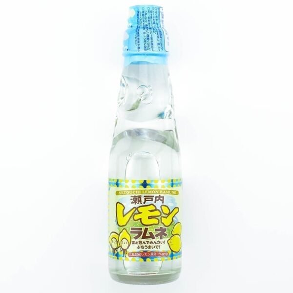 Gaivusis gazuotas gėrimas „RAMUNE” citrinų skonio, 200ml