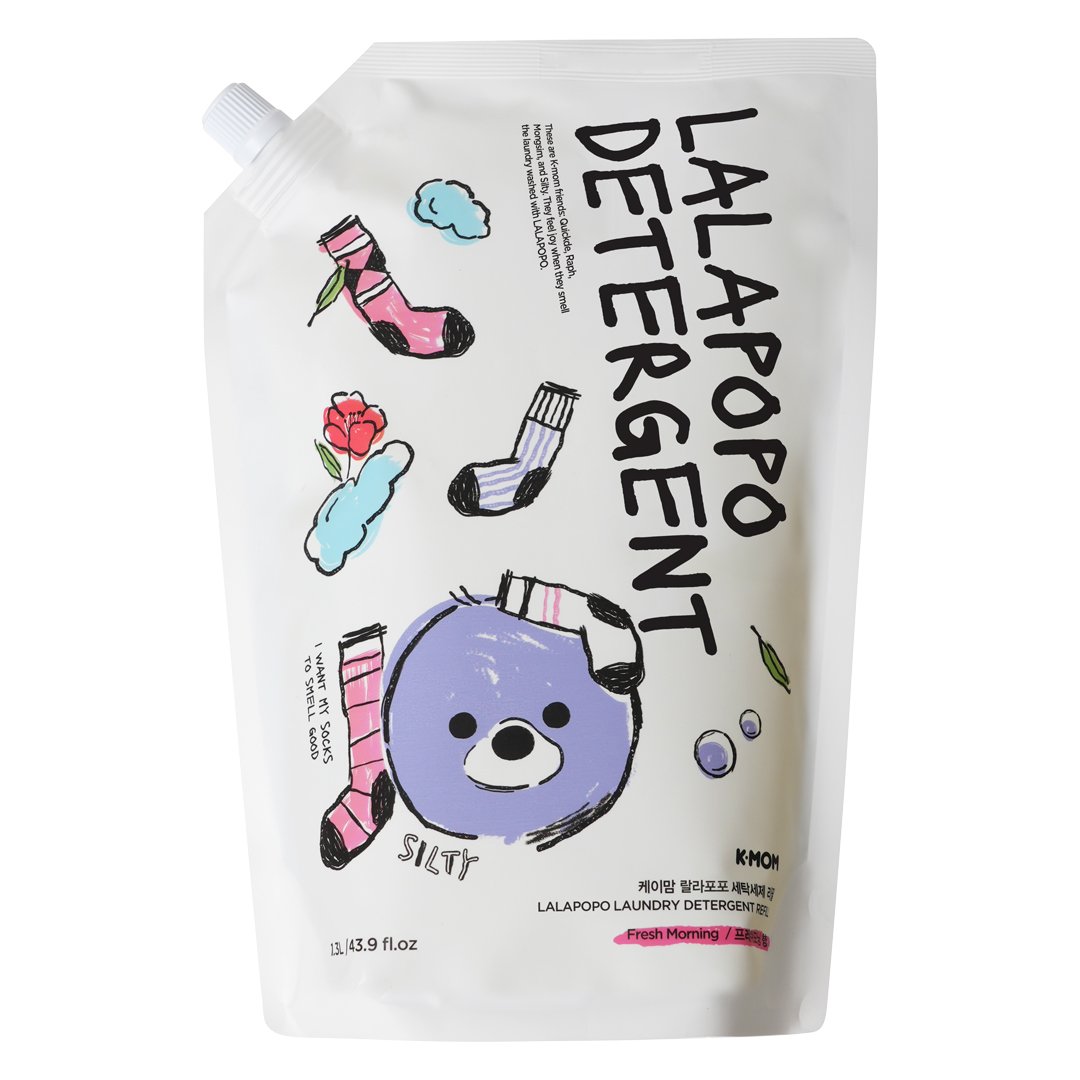 K-MOM Lalapopo audinių SKALBIKLIS “Fresh morning”, papildymas, 1.3l
