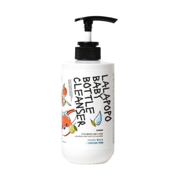K-MOM Lalapopo maitinimo buteliukų, vaisių ir daržovių ploviklis, skystis, 500 ml