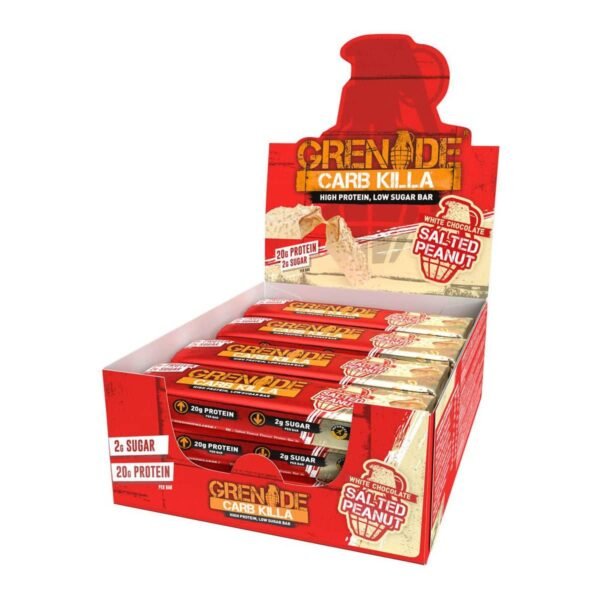 Grenade Baltyminiai Batonėliai Carb Killa Bar 12 x 60g (Galiojimai aprašyme)