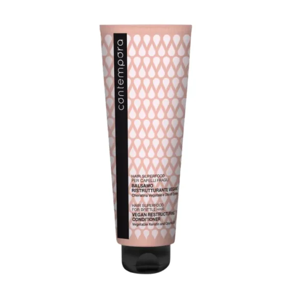 CONTEMPORA - Vegan Restructuring Conditioner, kondicionierius sausiems pažeistiems plaukams, 400 ml