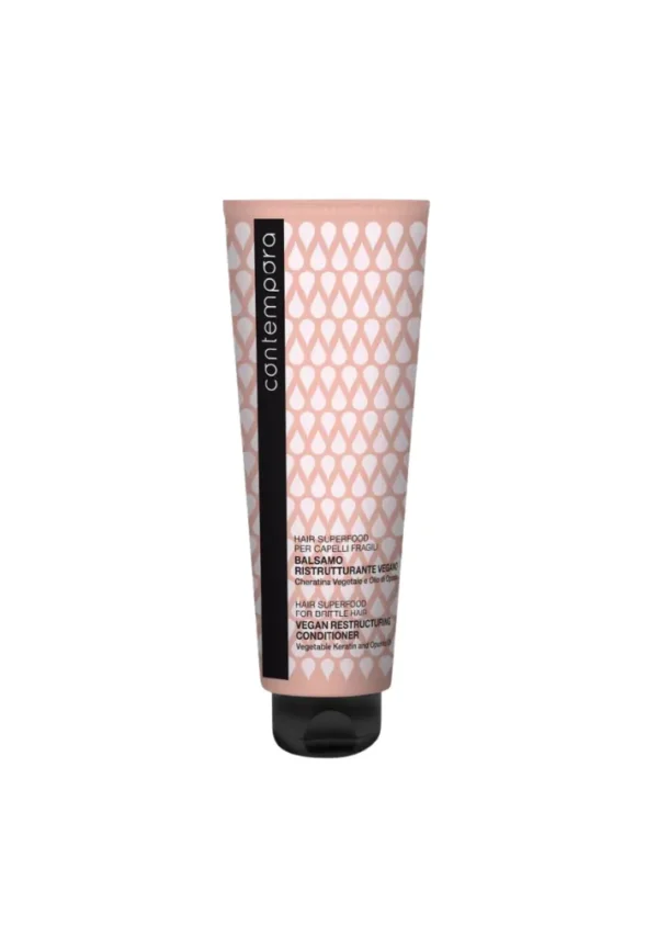 CONTEMPORA - Vegan Restructuring Conditioner, kondicionierius sausiems pažeistiems plaukams, 400 ml