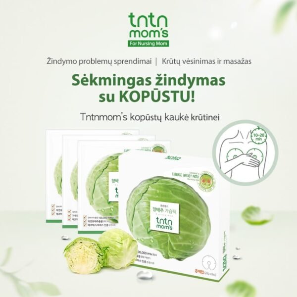 TNTN MOM'S, kopūstų kaukė krūtinei, 8 vnt. - Image 2