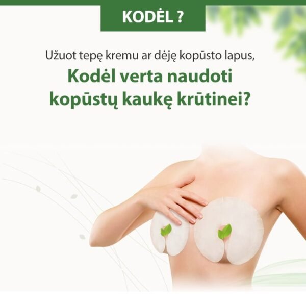 TNTN MOM'S, kopūstų kaukė krūtinei, 8 vnt. - Image 3