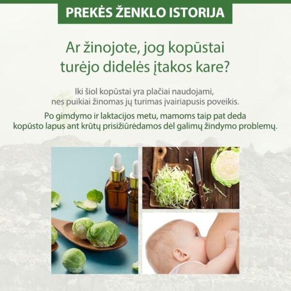 TNTN MOM'S, kopūstų kaukė krūtinei, 8 vnt. - Image 5