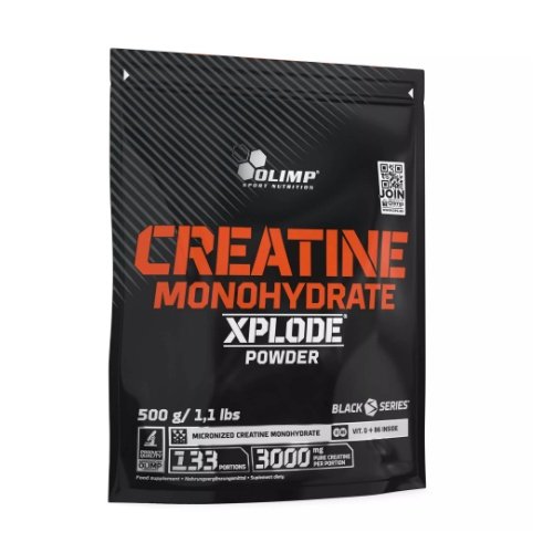 Olimp Creatine Monohydrate Xplode Milteliai 500g (Bag) skonis - Apelsinų