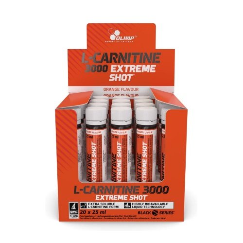 Olimp L-Carnitine 3000 Extreme Shot 9 x 25ml skonis - Vyšnių