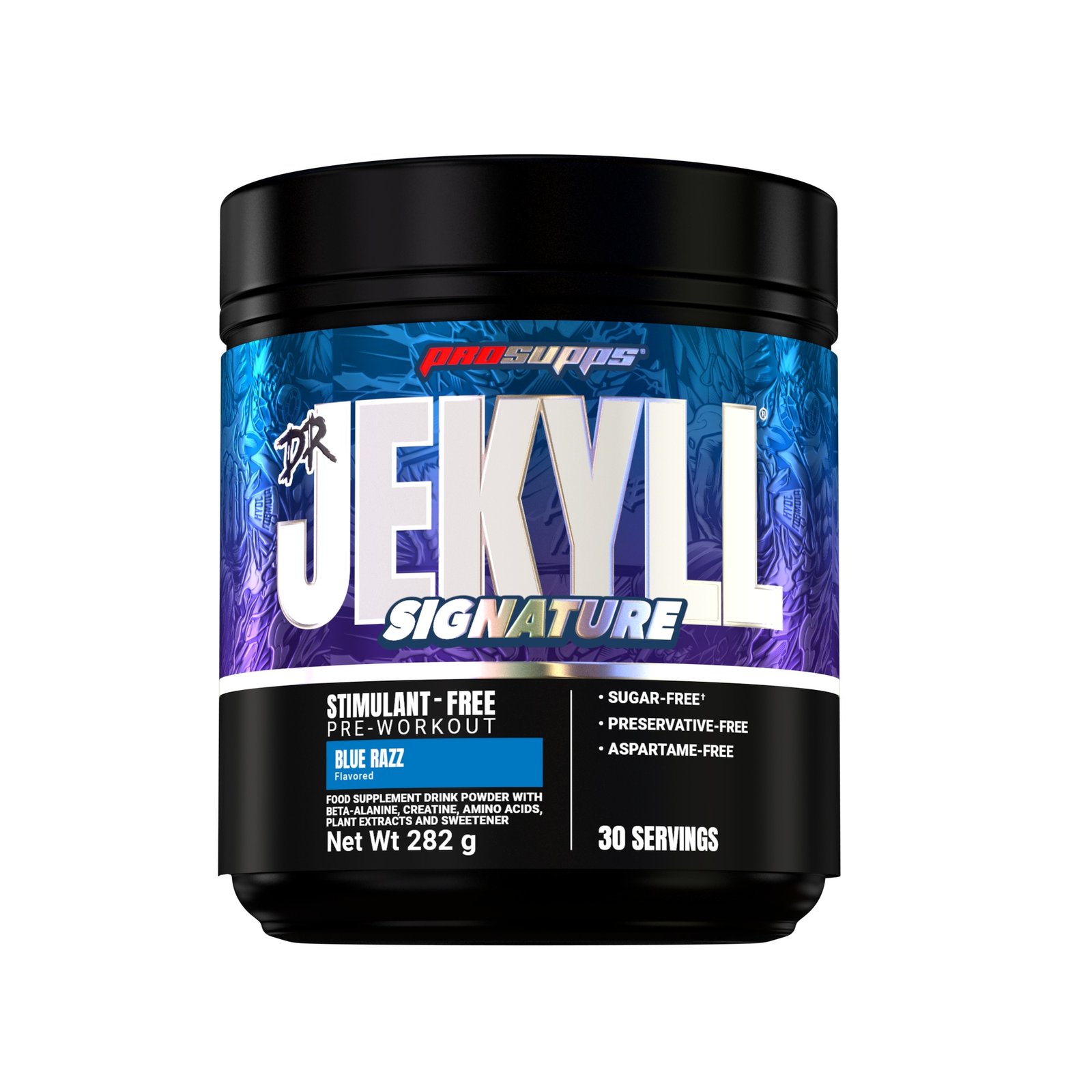 ProSupps Dr. Jekyll Signature 282g skonis - Mėlynųjų aviečių