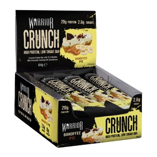 Warrior Crunch Batonėliai 12 x 64g skonis - Įvairių skonių