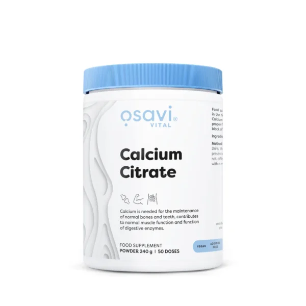Osavi Calcium Citrate Powder 240 g. (kalcio citratas)