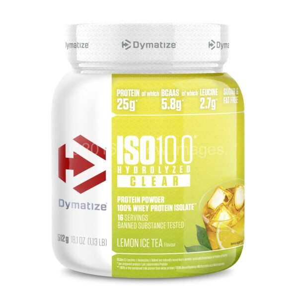 Dymatize ISO 100 Hydrolyzed Clear Whey protein 512g skonis - Citrinų