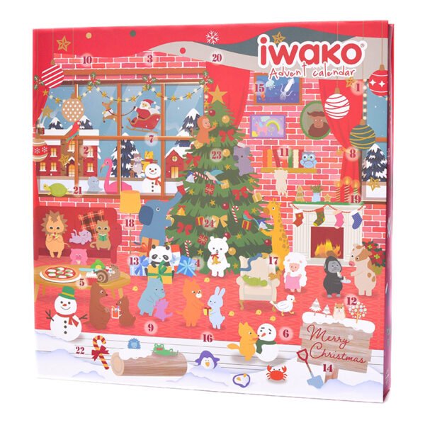 IWAKO trintukų - dėlionių rinkinys "Advento kalendorius" ER-ADV010