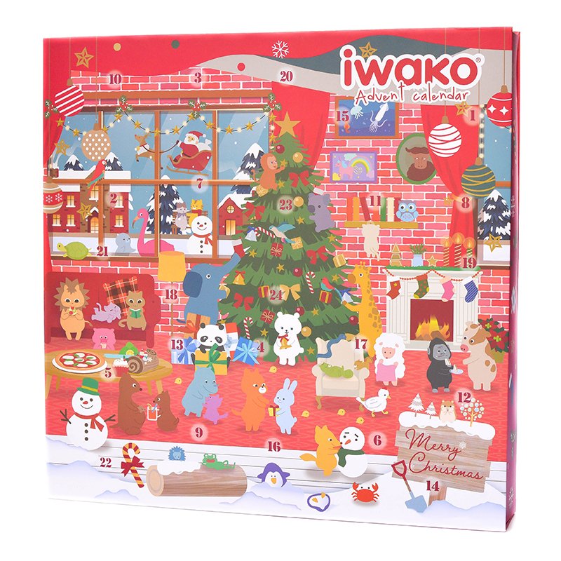 IWAKO trintukų - dėlionių rinkinys "Advento kalendorius" ER-ADV010