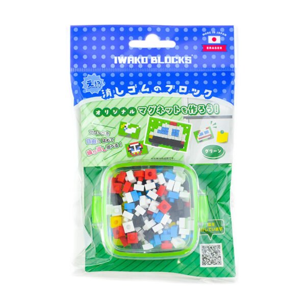 Karpomas Iwako kūrybinis mozaikų rinkinys „KESHI-BLO Mini Magnet-Green”, ER-GLB414
