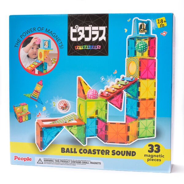 Magnetinis konstruktorius "Pythagoras", kamuoliuko trasa