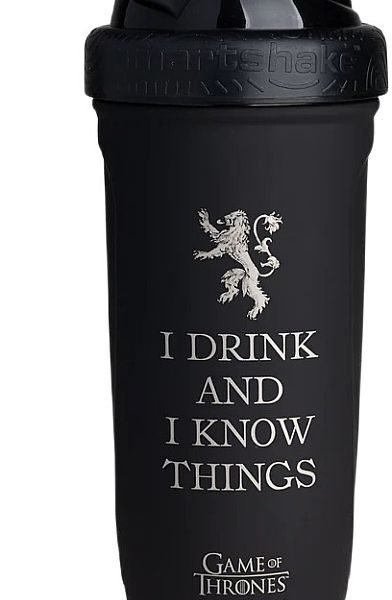 SmartShake Game Of Thrones I Drink And I Know Things Reforce Stainless Steel 900 ml.