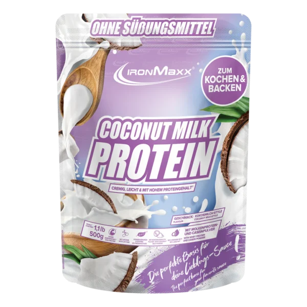 IronMaxx Coconut Milk Protein 500 g. (Kokosų pieno baltymai padažams)