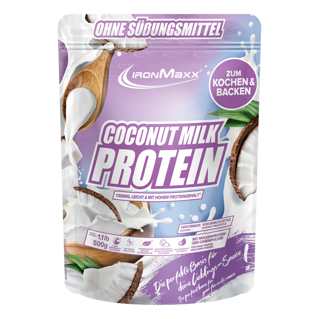 IronMaxx Coconut Milk Protein 500 g. (Kokosų pieno baltymai padažams)