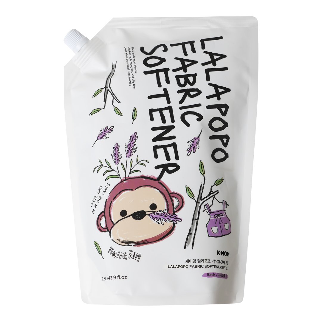 K-MOM Lalapopo audinių MINKŠTIKLIS “Birch”, 1.3l (papildymas)