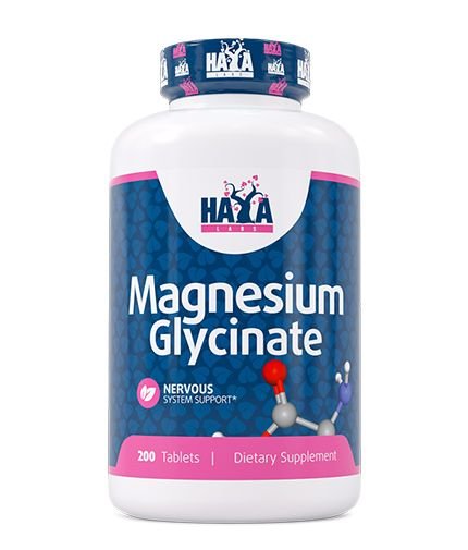 Haya Labs Magnesium Glycinate 200 tabl. (magnio glicinatas)