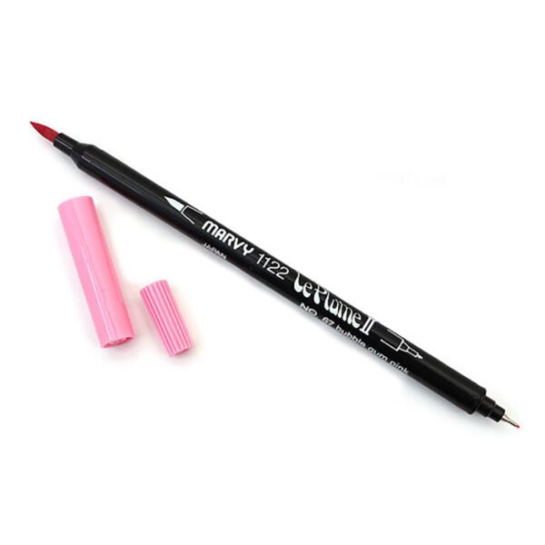 Dvipusis flomasteris MARVY LE PLUME II 1122-24D Pink, 1 vnt.