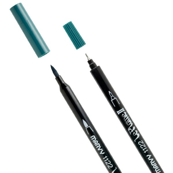 Dvipusis flomasteris MARVY LE PLUME II 1122-24D Teal, 1vnt.