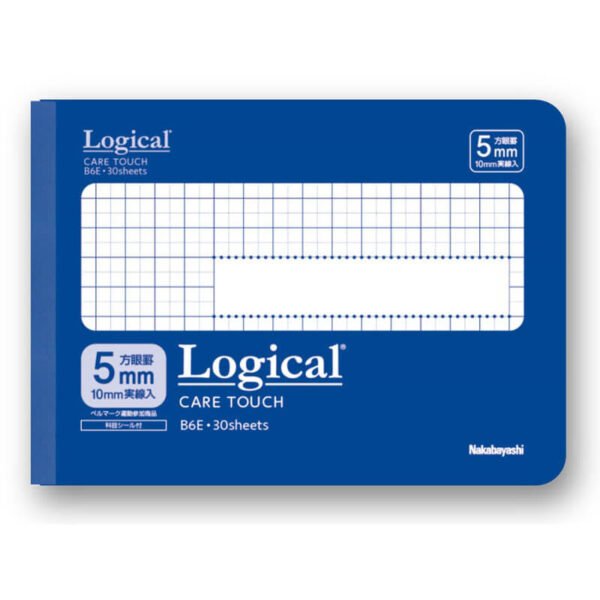 Antivirusinė užrašų knygelė „Logical Care Touch" B6, langeliais 5 mm-mėlyna HB6-H501E-B