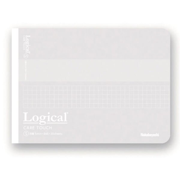 Antivirusinė užrašų knygelė „Logical Care Touch" B6, langeliais 5 mm-šviesi pilka NB605E-S