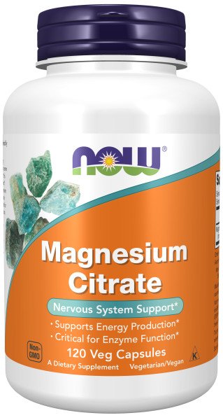 NOW Magnesium Citrate 120 kaps.