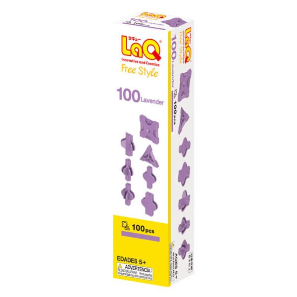 Japoniško konstruktoriaus LaQ detalių papildymas "Free Style 100 Lavender"