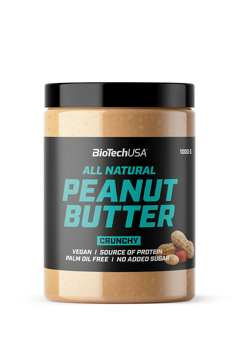 Biotech All Natural Peanut Butter, (žemės riešutų kremas) 1000 g