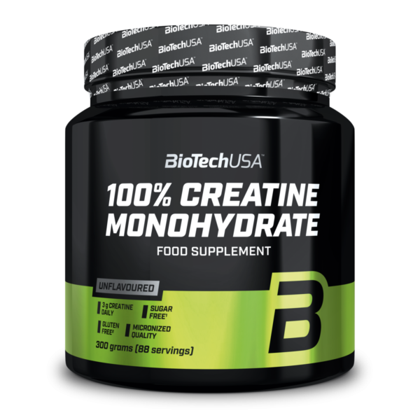 Biotech 100% Creatine Monohydrate 300 g.