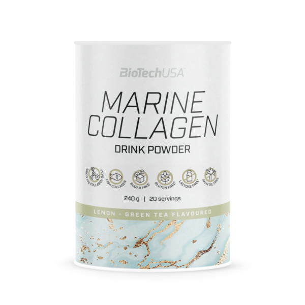 Biotech Marine Collagen (Jūrinis kolagenas iš žuvų) 240g.