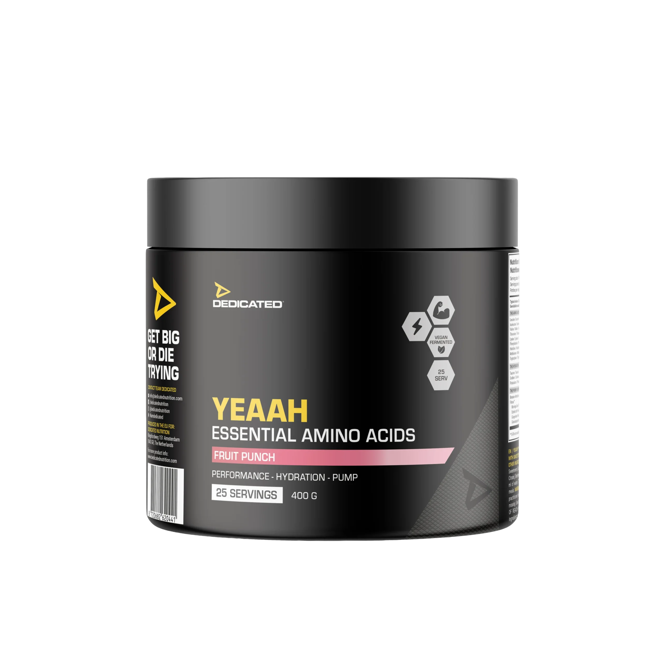 Dedicated YEAAH Essential Amino Acids 400 g. (Amino rūgščių kompleksas)