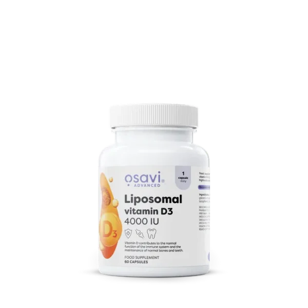 Osavi Liposomal vitamin D3 4000 IU 60 kaps. (Liposominis vitaminas D)