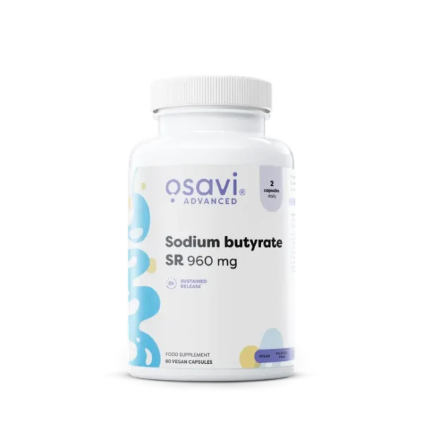 Osavi Sodium butyrate SR 60 kaps. (Natrio butiratas)