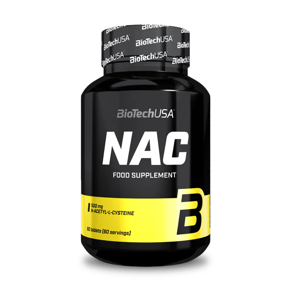 Biotech NAC 60 tabl. (N-acetil-L-cisteinas)