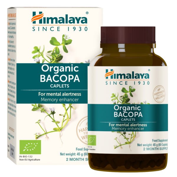 Himalaya™ Organic Bacopa 60 Kapsulių