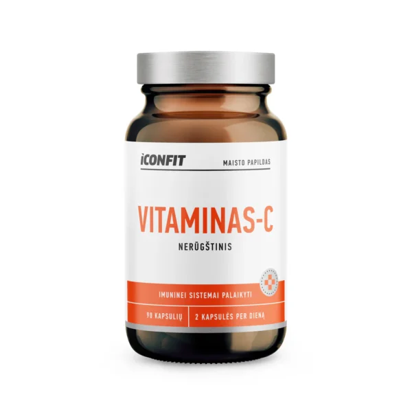 ICONFIT Vitaminas C ne-rūgštus, 90 Kapsulių