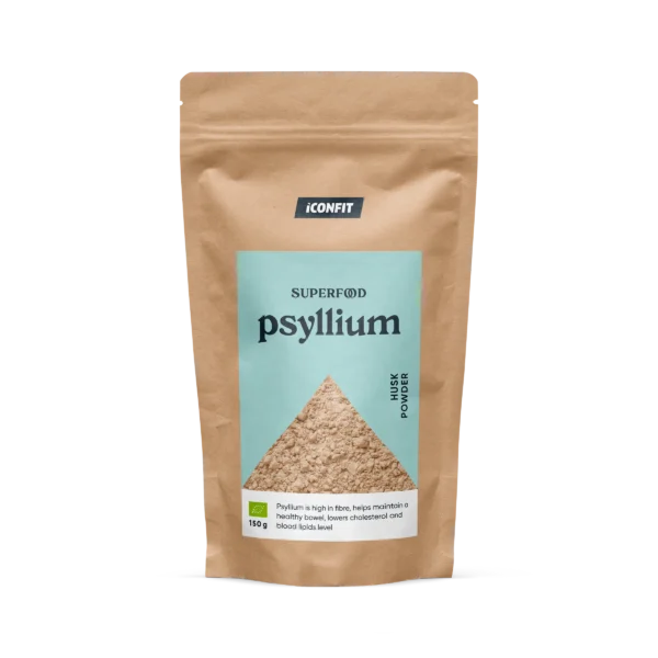 ICONFIT ekologiški balkšvojo gysločio sėklų luobelių milteliai, 150g