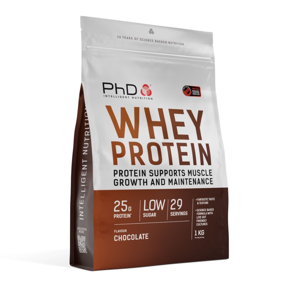 PhD® Whey proteino milteliai 1kg skonis - Braškių