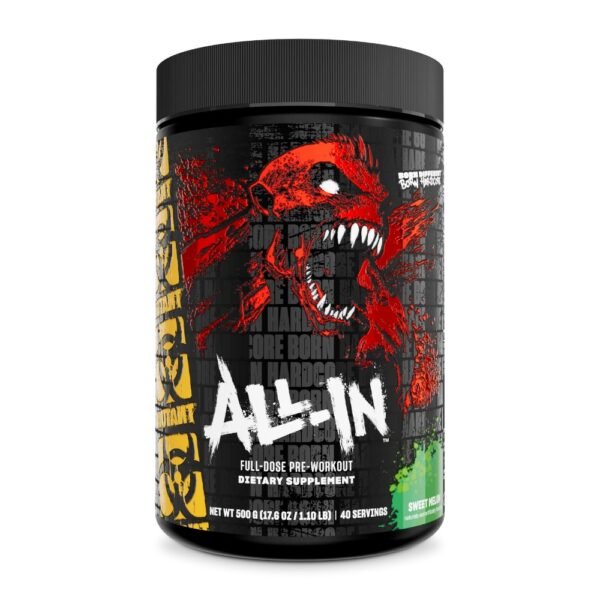 Mutant All-In pre-workout 500g skonis - Vaisių punšo