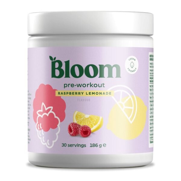 Bloom Pre-workout 30 porc. skonis - Braškių su mangais
