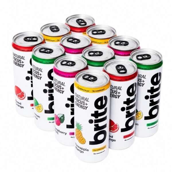 Brite 12 x 330ml skonis - Aviečių su mėta